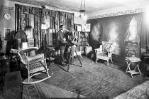 Charles Moss in his studio